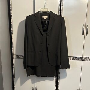 Casual Corner Dark Gray Skirt Set